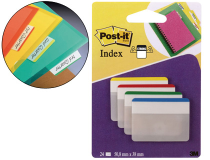 4x6 banderitas señalizadoras rigidas Post-it Index 686-F-1 50,8x38